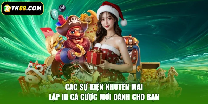 Các sự kiện khuyến mãi lập ID cá cược mới dành cho bạn